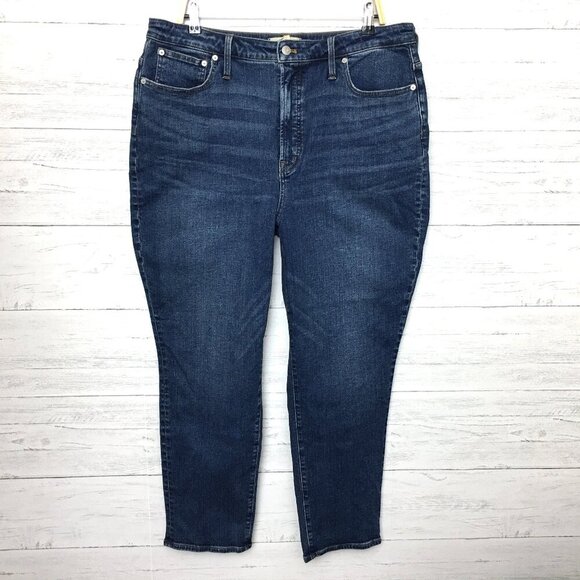 NEW Madewell Jeans The Curvy Perfect Vintage Jean Straight Leg size 33 x 29 - Picture 1 of 10